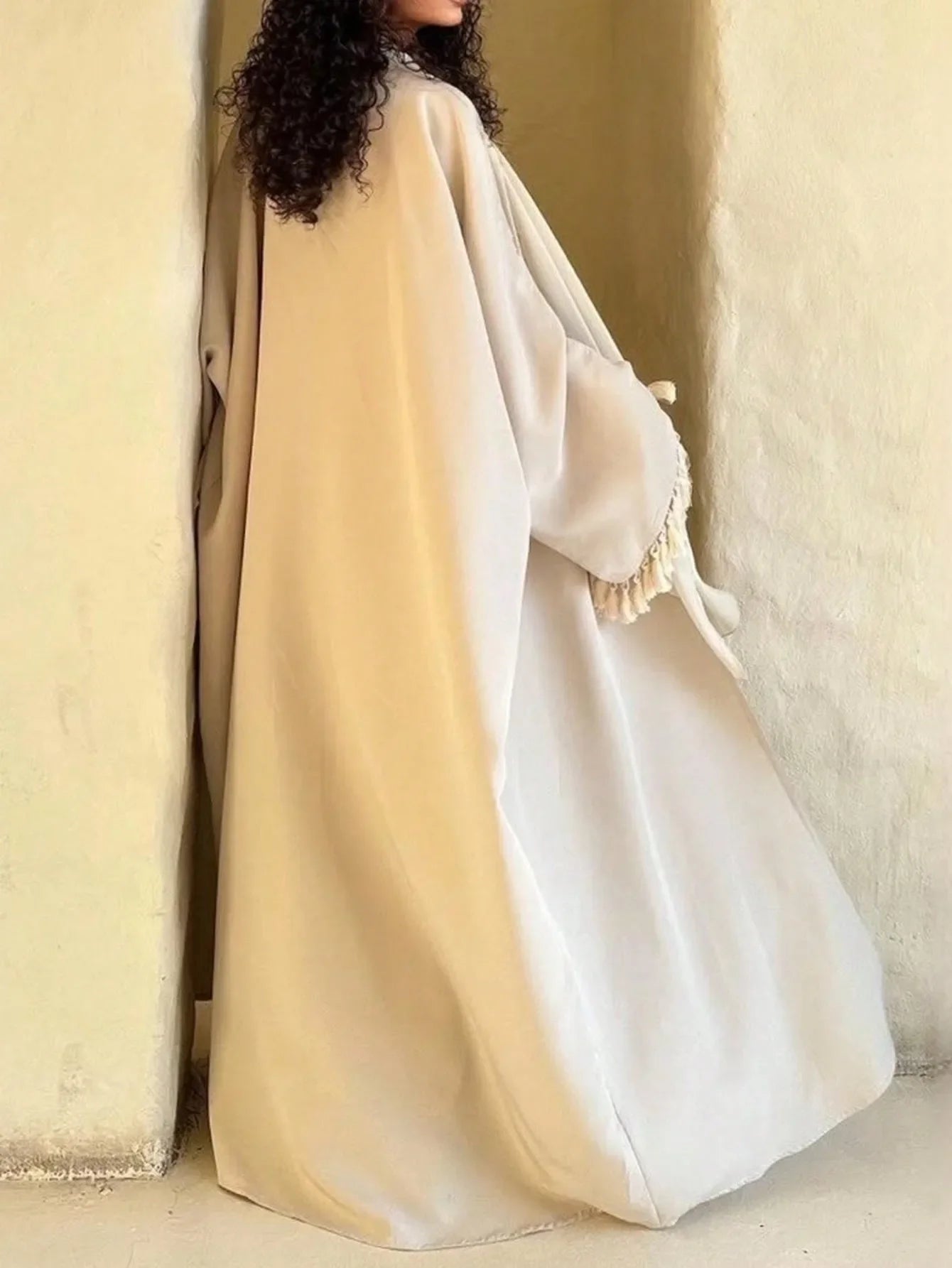 Bohème Abaya - cream