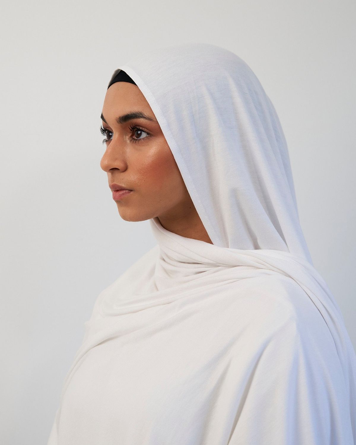 Hijab Jersey - white