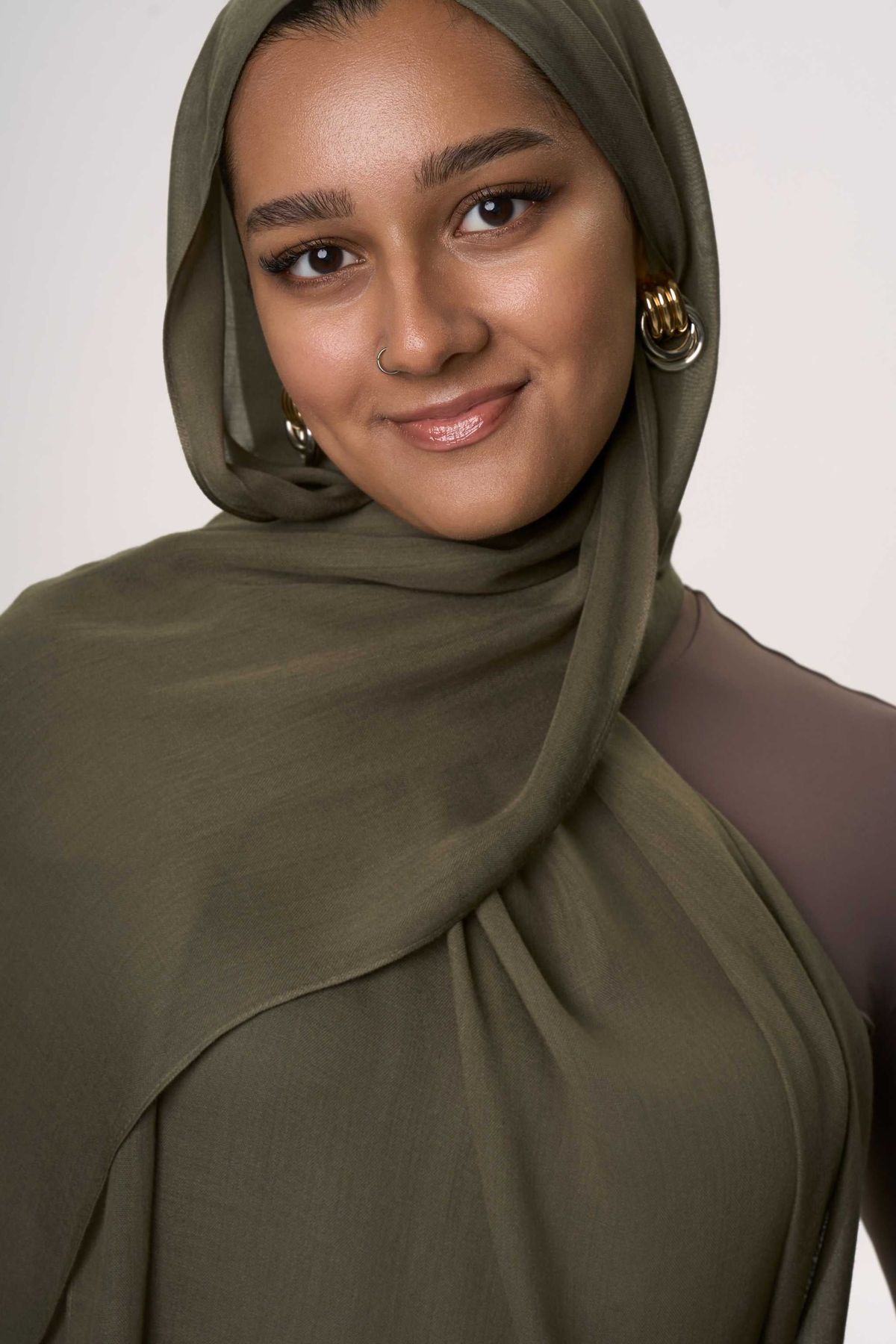 Hijab Modal - olive green