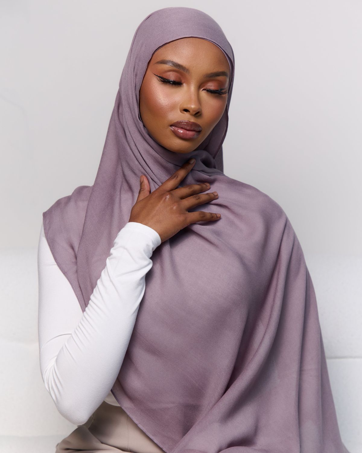 Hijab Modal - taro purple