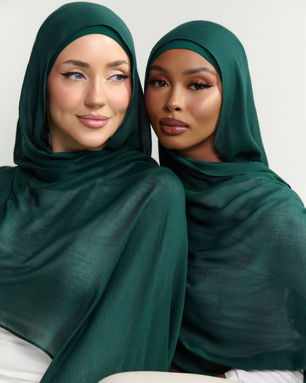 Hijab Modal - forest green