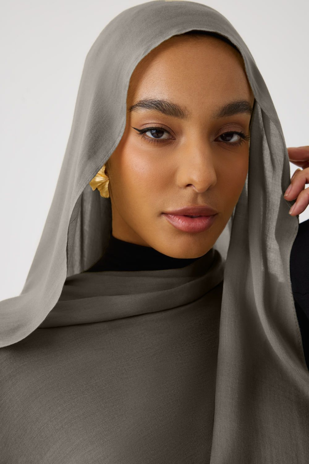 Hijab Modal - dark grey