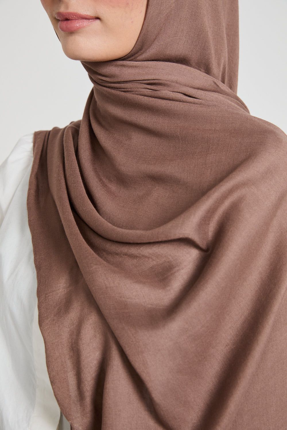 Hijab Modal - deep khaki