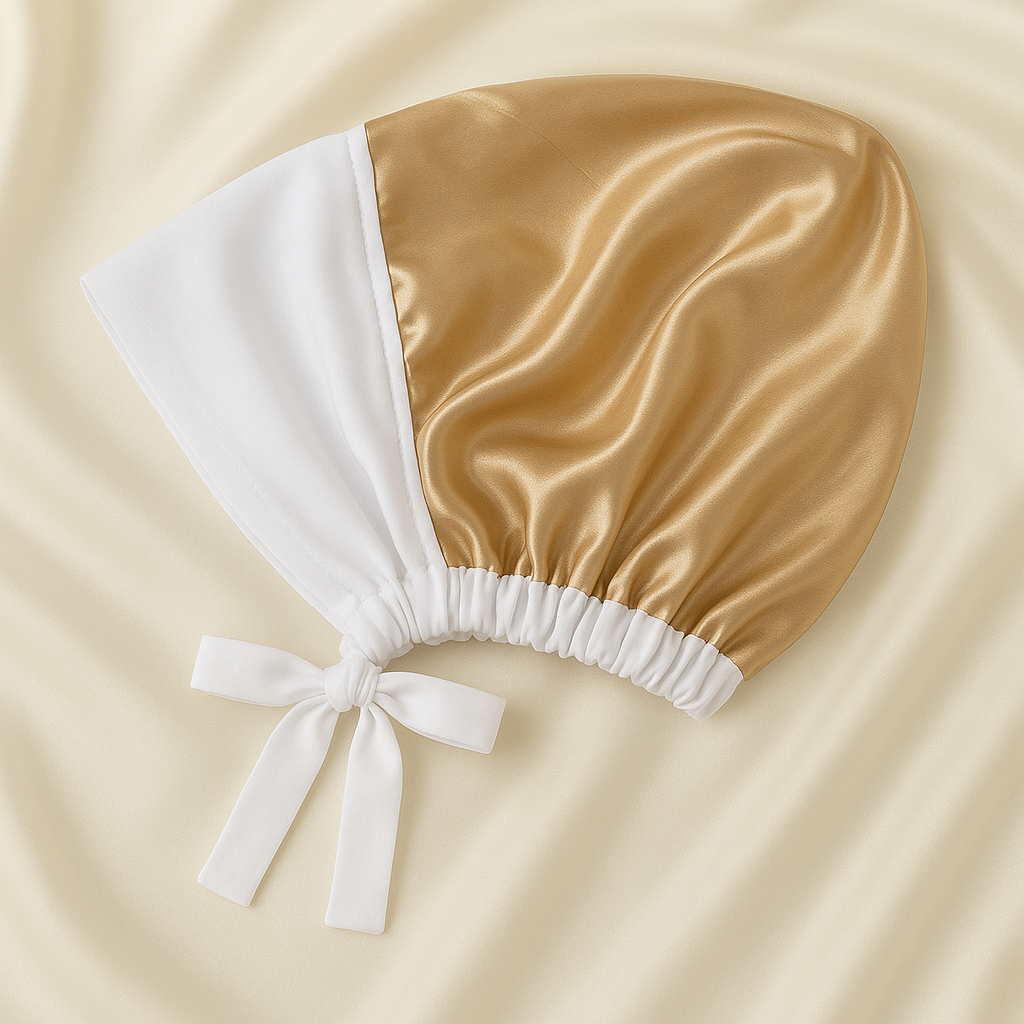 Satin Underscarf - white