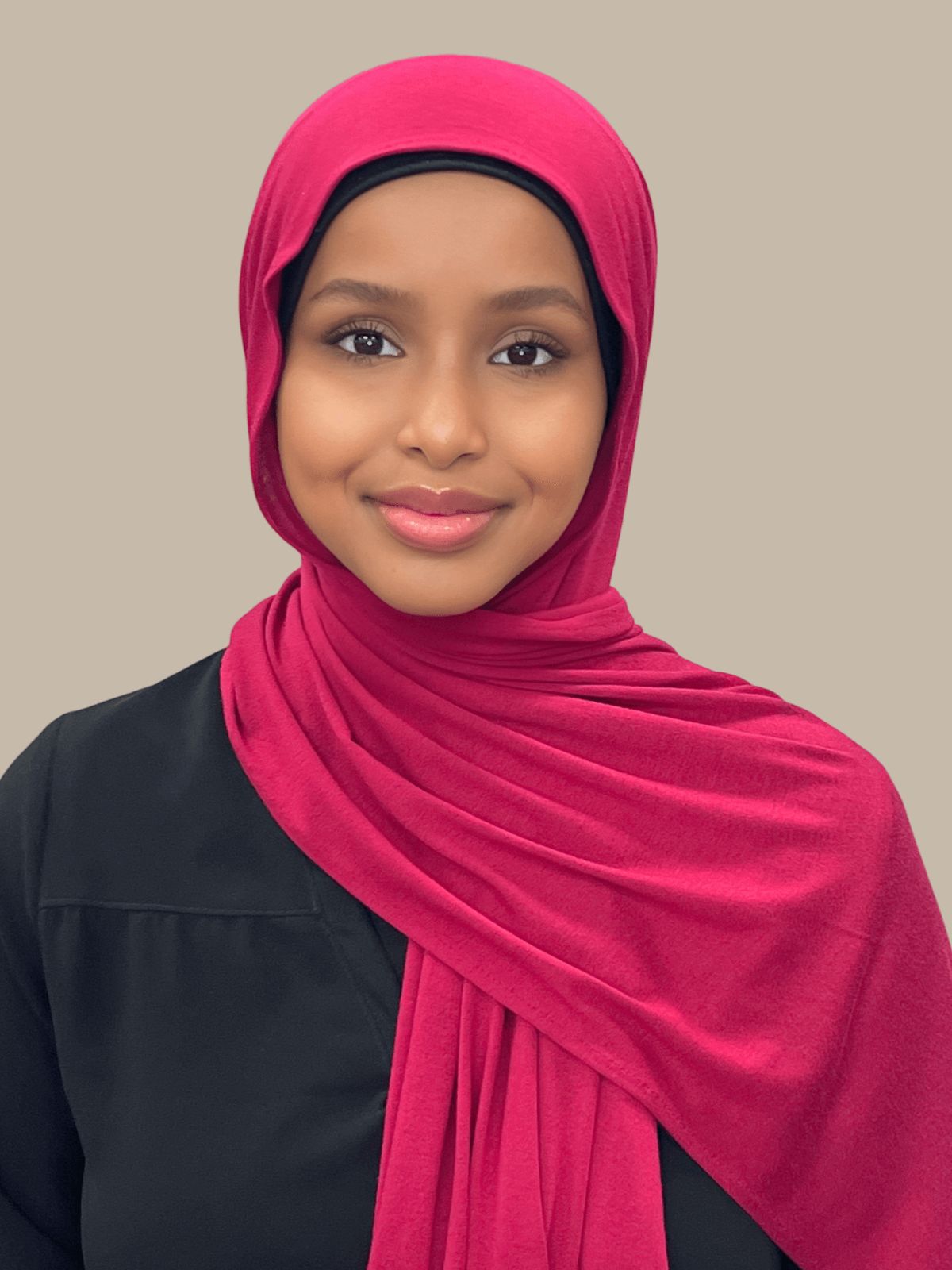 Hijab Jersey - red pink